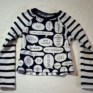 2T Kate Spade swim top, Rashguard